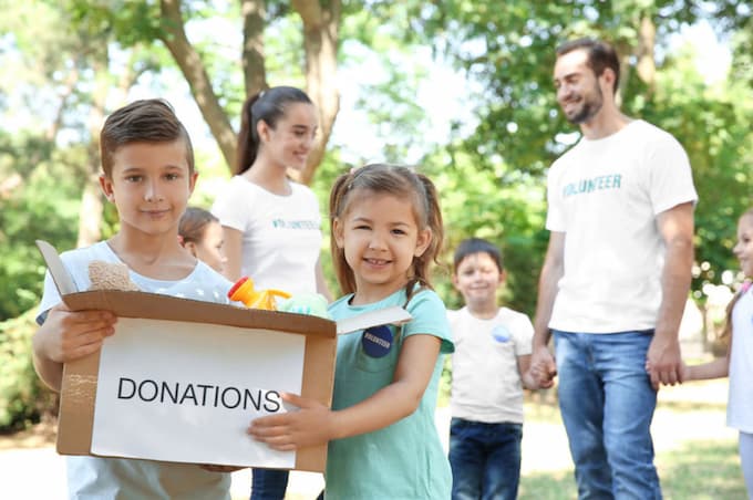 Emphasizing the Importance of Giving Back for kids