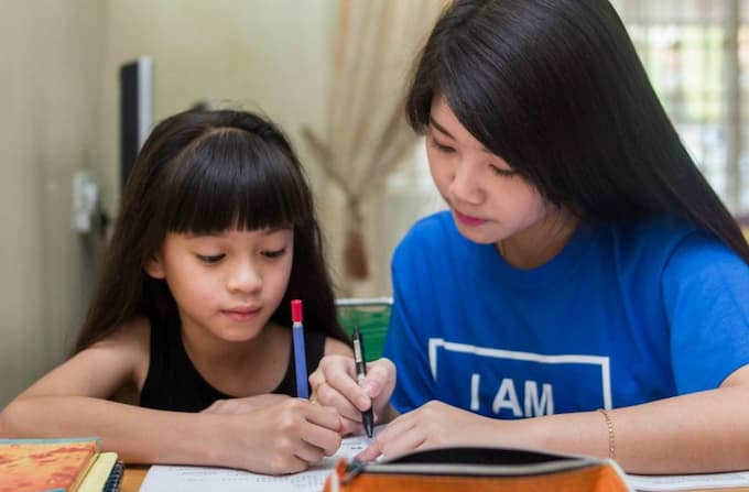 Offering Tutoring or Academic Help to Younger Children